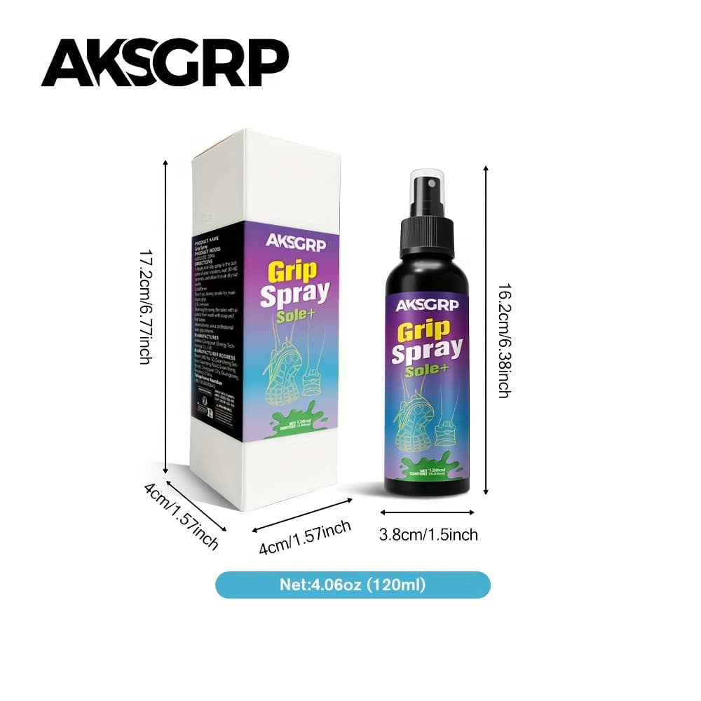 TEMU Sports Grip Spray - Quick-dry Anti-slip Enhancer For Shoes, Gloves & Equipment | Durable Coating For Volleyball, Gym, Climbing & Outdoor Athletes, Stylish Packaging Fitness Accessory
