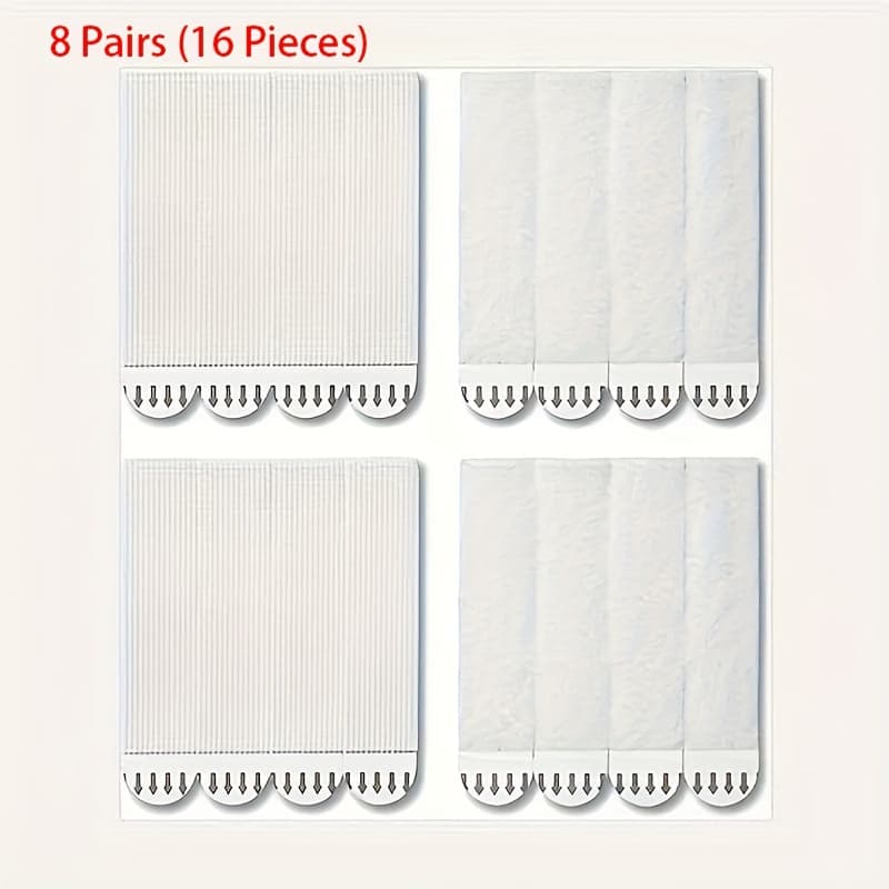 TEMU 32/16-pack Heavy Duty Picture Hanging Strips - Large, Removable Bars For Frames, And No Damage Adhesive Hanging Tabs With Hole Self Adhesive