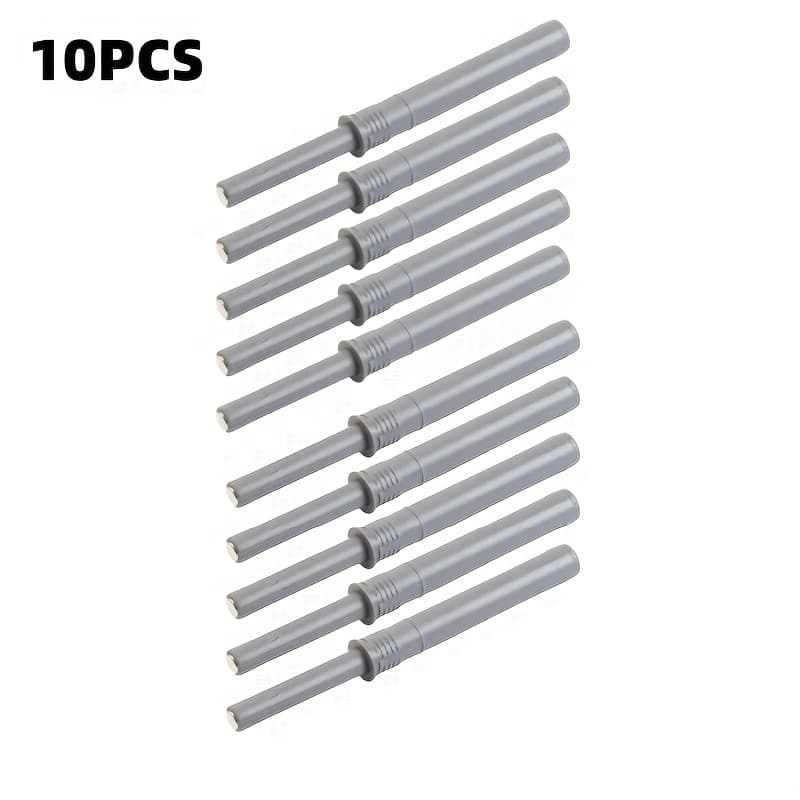 TEMU 10pcs Concealed Push Drawer Pop-up With Matching Screws And Rubber Stoppers, 1 Cm/0.4 In. Concealed Built- , Patch