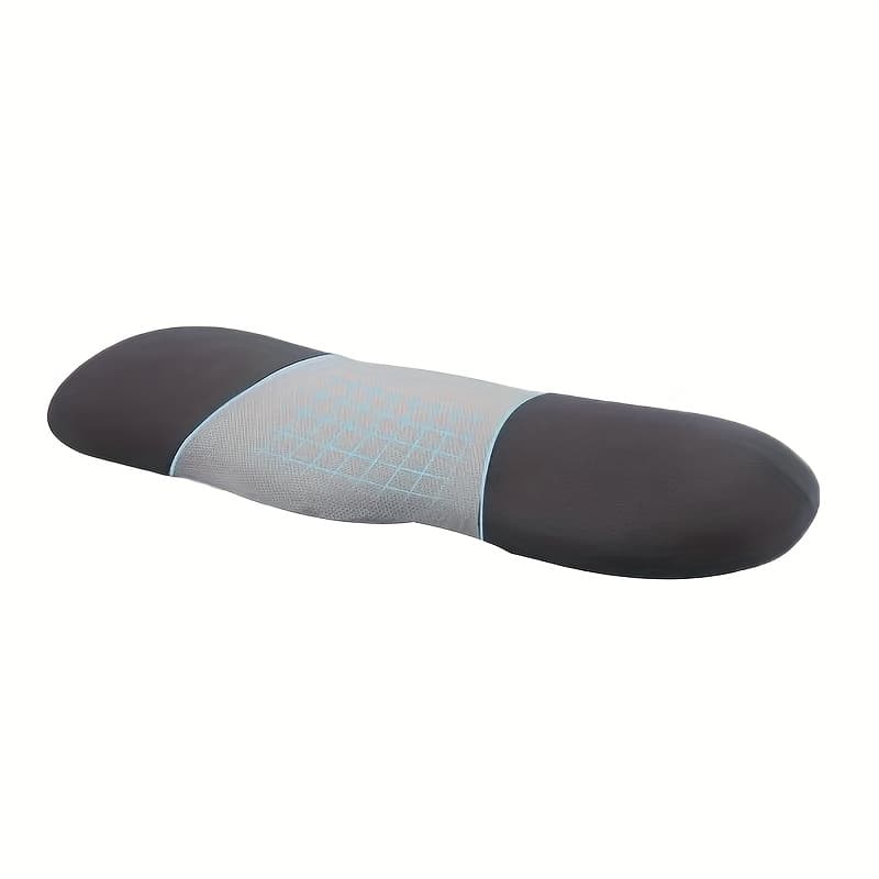 TEMU Large Size Lumbar Support Pillow, Ergonomic Reversible Lightweight Lower Back Cushion, Soft Supportive Sleep Waist Pillow With Cooling Breathable Pillowcase, Multi-use For Bed Sofa Floor