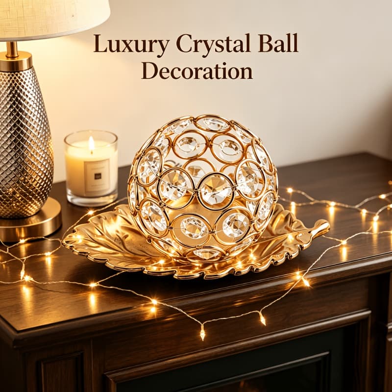 TEMU Metallic Holder With Leaf Design – Tealight Stand For Wedding Centerpiece, Romantic Dinner, Party & Home Table Decor