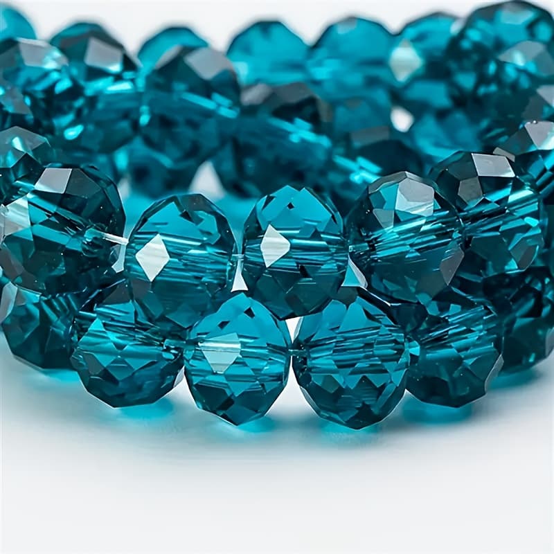 TEMU A String Glass Beads, 4/6/8mm Transparent Spacer Beads For Diy Necklace & Bracelet Jewelry Crafting