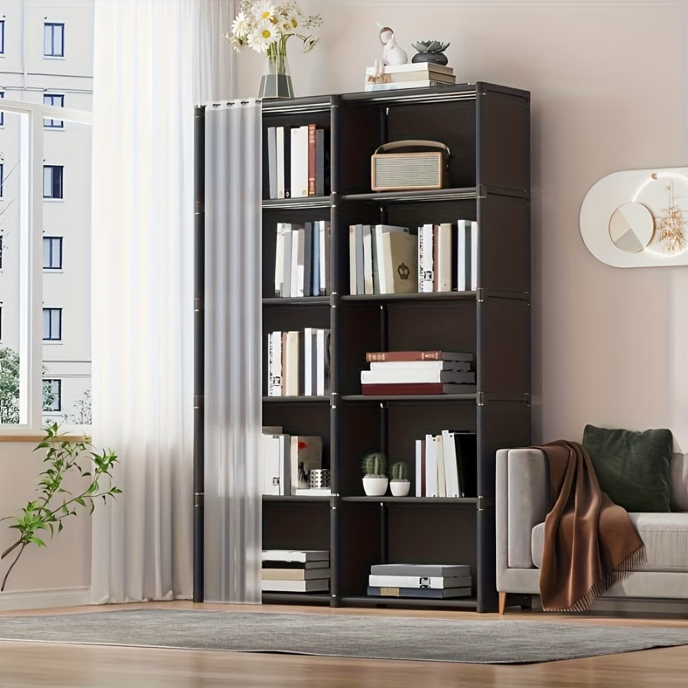 TEMU Multi Purpose Easy To Assemble Storage Rack, Shoe Rack, Household Storage Cabinet, Dust-proof Miscellaneous Goods Container, Suitable For Garages, Hotels, Offices, Classrooms, Rental Rooms, Racks