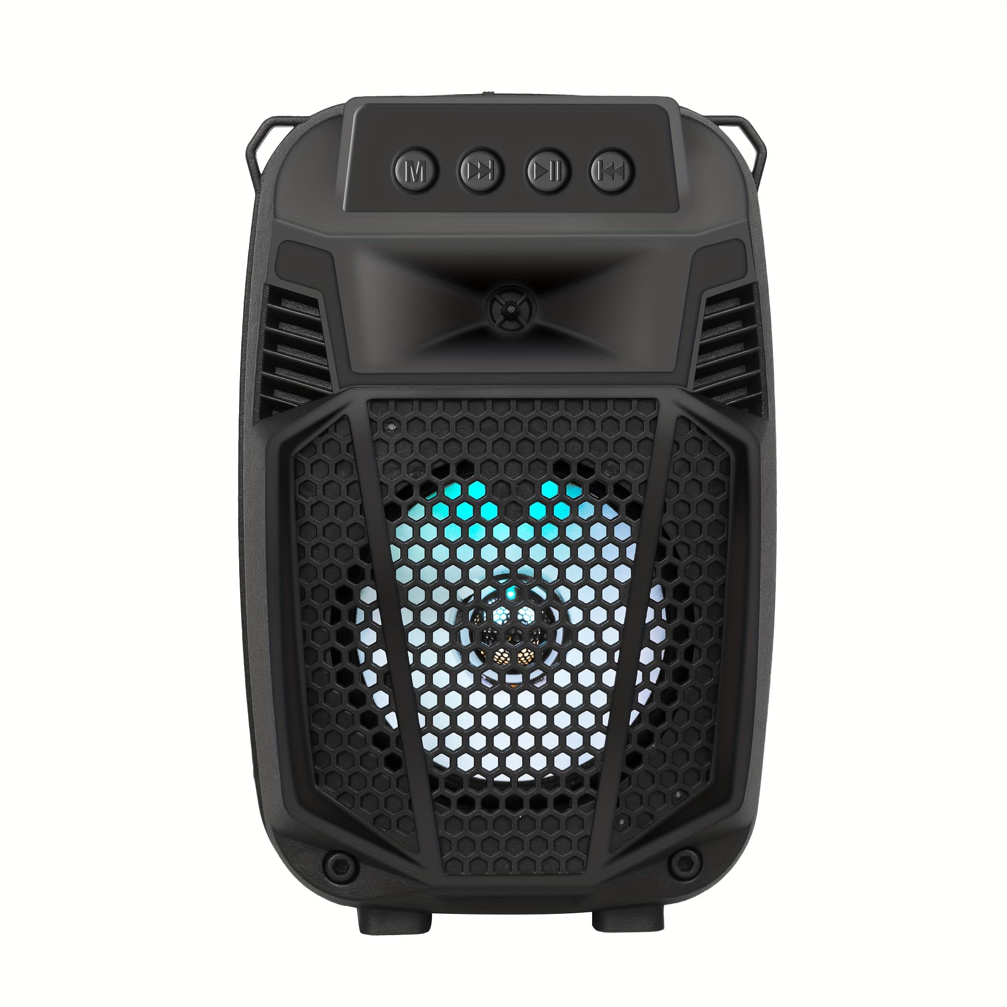 TEMU Dual Portable Wireless Speakers , High Power, 8-hour Playtime, Led Light, , Rechargeable, Tws, Ideal For Home/car/tabletop, Car/home/tablet/