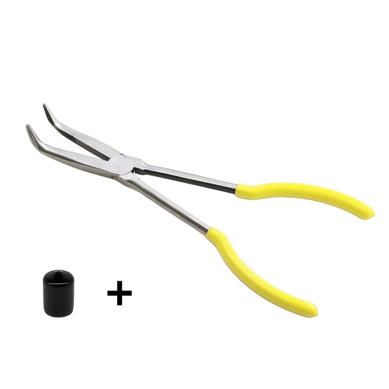 TEMU Professional Fishing Hook Remover Pliers - Heavy-duty Long-nose, Telescoping, 10- Use. Ideal /enthusiasts/grandfathers, Father's Day/christmas Gift. Safe, Durable, Essential For Sea/lure Fishing