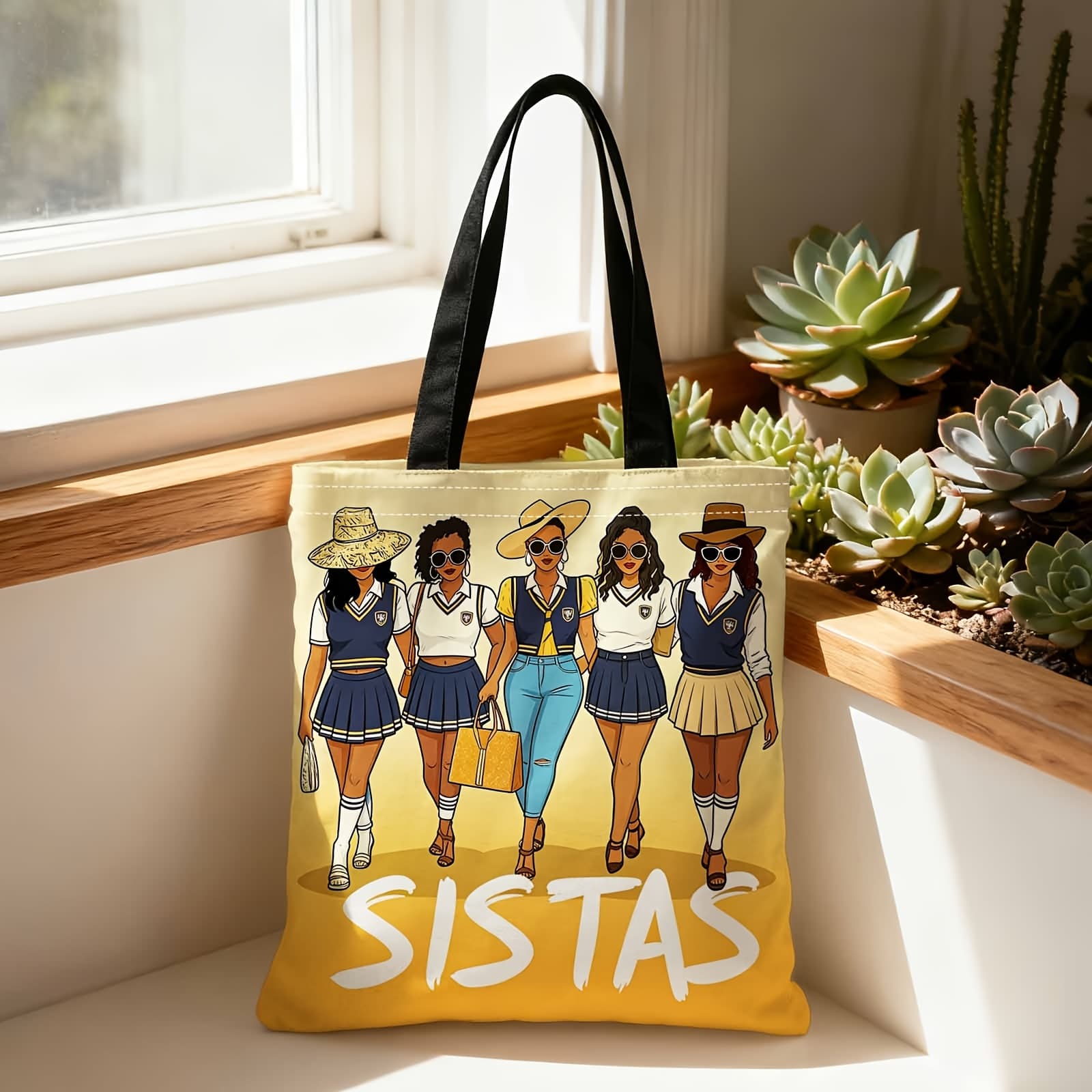 TEMU A Stylish Tote Bag,fashionable School Uniform .,with Large Capacity And Durable Handles, Ideal For Casual Shopping, Daily And Occasions. It A Wonderful Gift For .