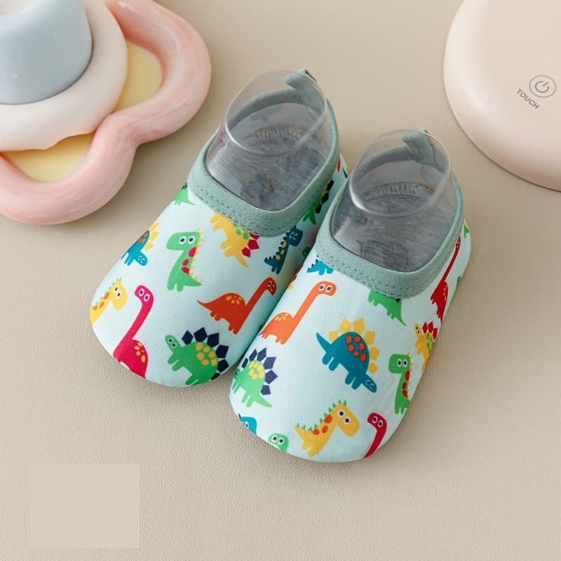 TEMU New Arrival 2-pair Pc Cute Breathable And Soft Animal Cartoon Slip-on Toddler Shoes Floor Socks Non-slip Soft Sole For Toddler And Children