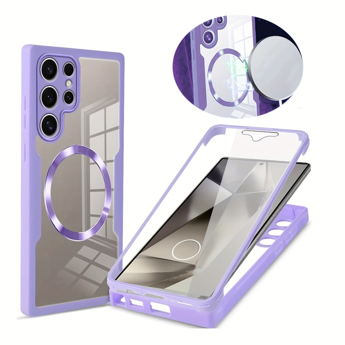 TEMU Phone Case: Full Protection Phone Case With Screen Protector, Compatible With S25 Ultra/s24 Ultra/s24 Plus/s24 Fe/s23 Ultra/s23 Fe/s22 Ultra/s21 Ultra