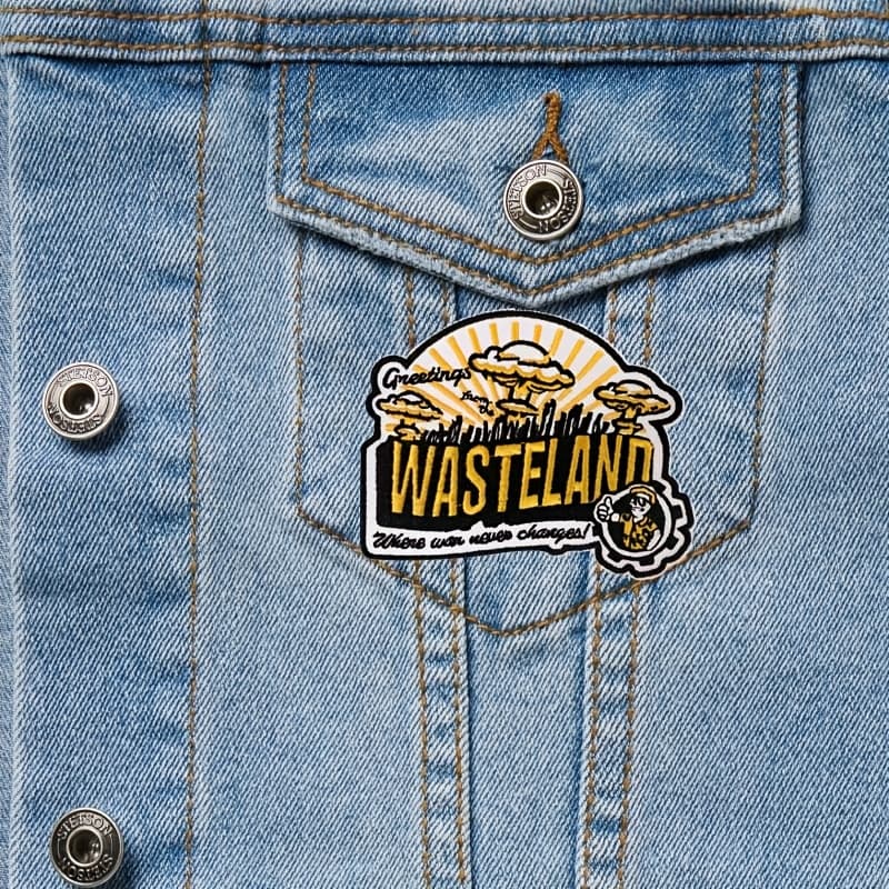TEMU 1pc Iron-on Embroidered Fabric Patch, Embroidered Patch For , Hats, Jackets, Pants, And Coats