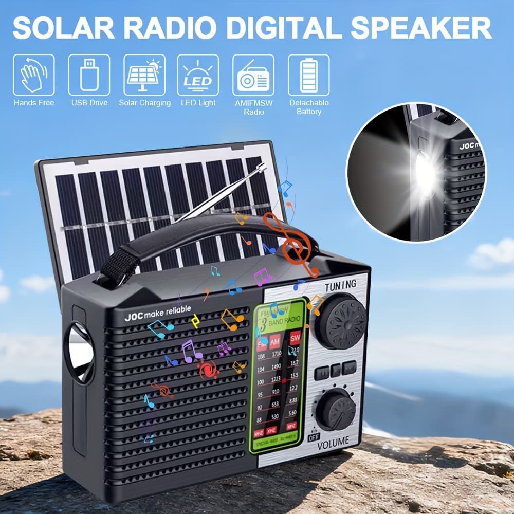 TEMU 2026 New Upgrade Edition Solar Radio.