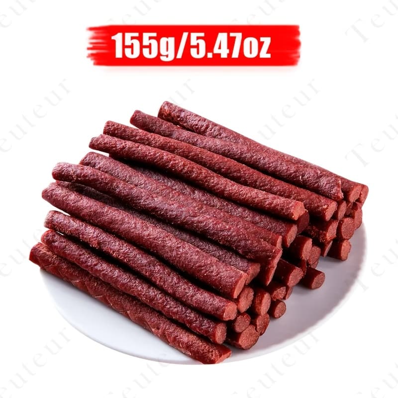 TEMU Premium Beef Sticks Dog Chews, Training Reward , Snacks For Puppy Adult Small Medium Large Dogs, Long Lasting For All Breeds, Taste Enhances Training Effect And Daily Interaction With Your Pet