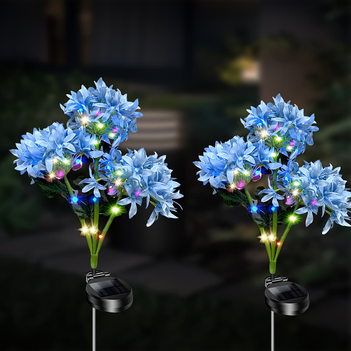 TEMU 2 Solar Powered Courtyard Lights, Latest Embroidered Ball, Outdoor Lighting, Outdoor Ambient Light, Suitable For Courtyards, Gardens, Lawns. Multiple Colors, As Gifts To Family .