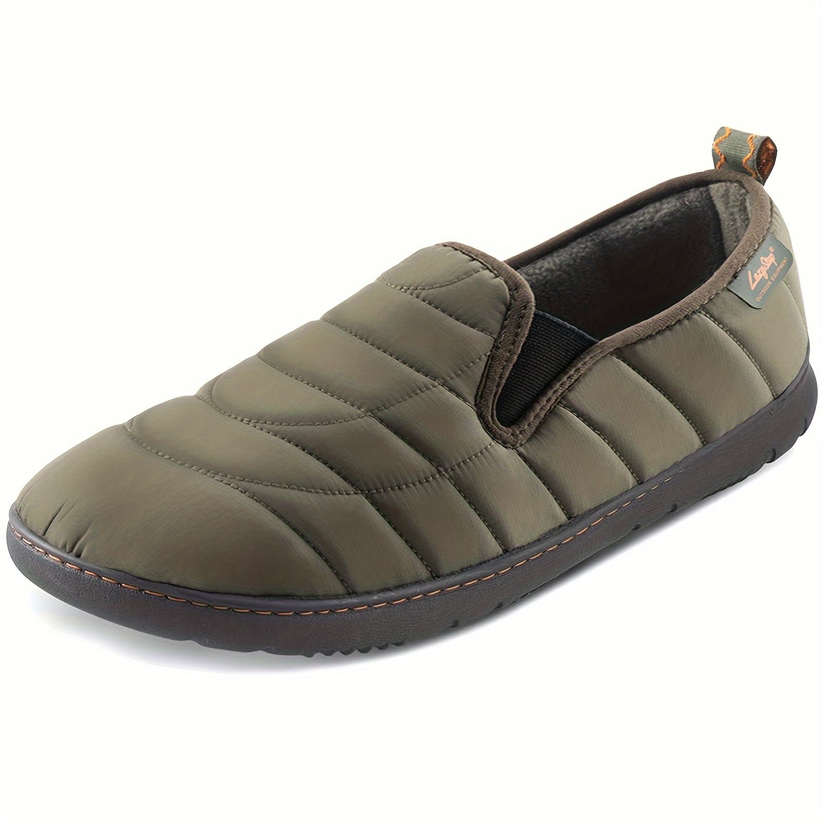TEMU Lazystep Men's Slip-on Slippers With Comfortable Memory Foam And