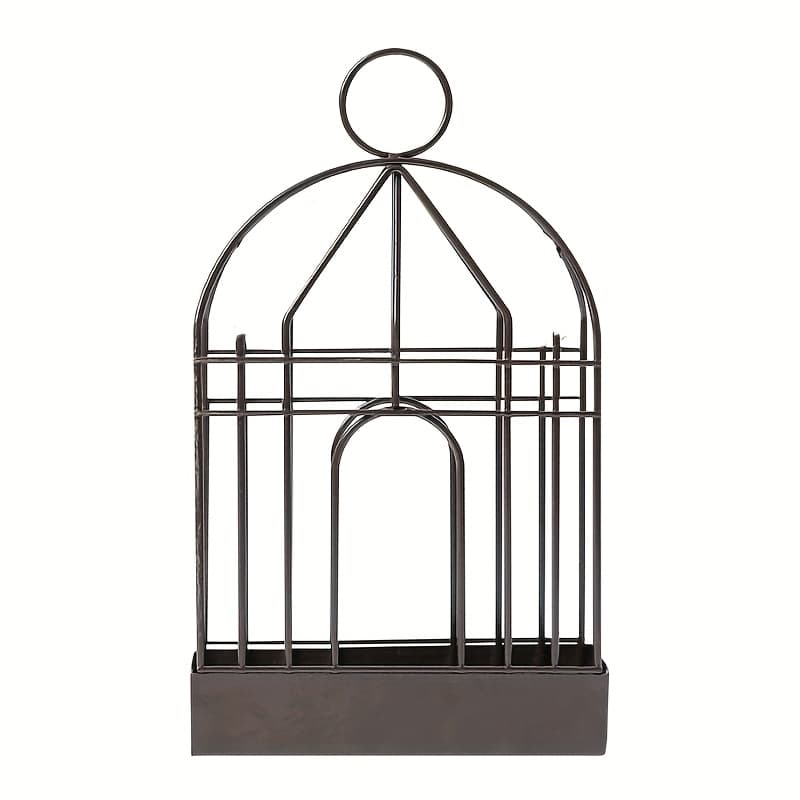 TEMU 1pc Metal Coil Holder, Incense Holder Retro Incense Holder, Portable Hanging Birdcage Design Incense Holder Holder, Suitable For Outdoor Home Garden Decoration Bar Courtyard Desk thumbnail 2
