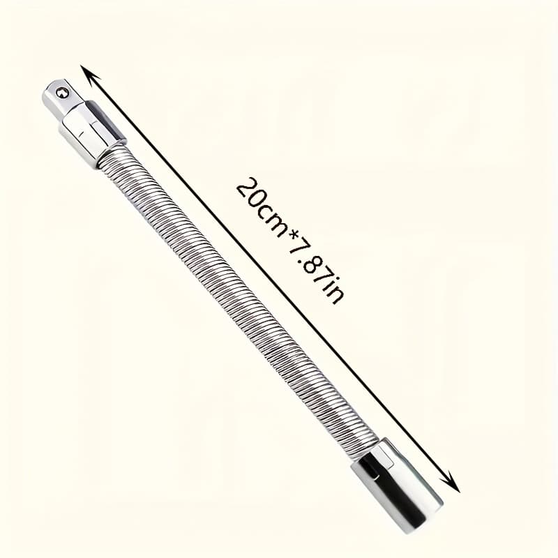 TEMU 1pc Electric Wrench With Soft Joint, Extension Rod, Universal , And Ratchet Socket Wrench. Extension Wrench, Ratchet Extension Wrench, Wrench