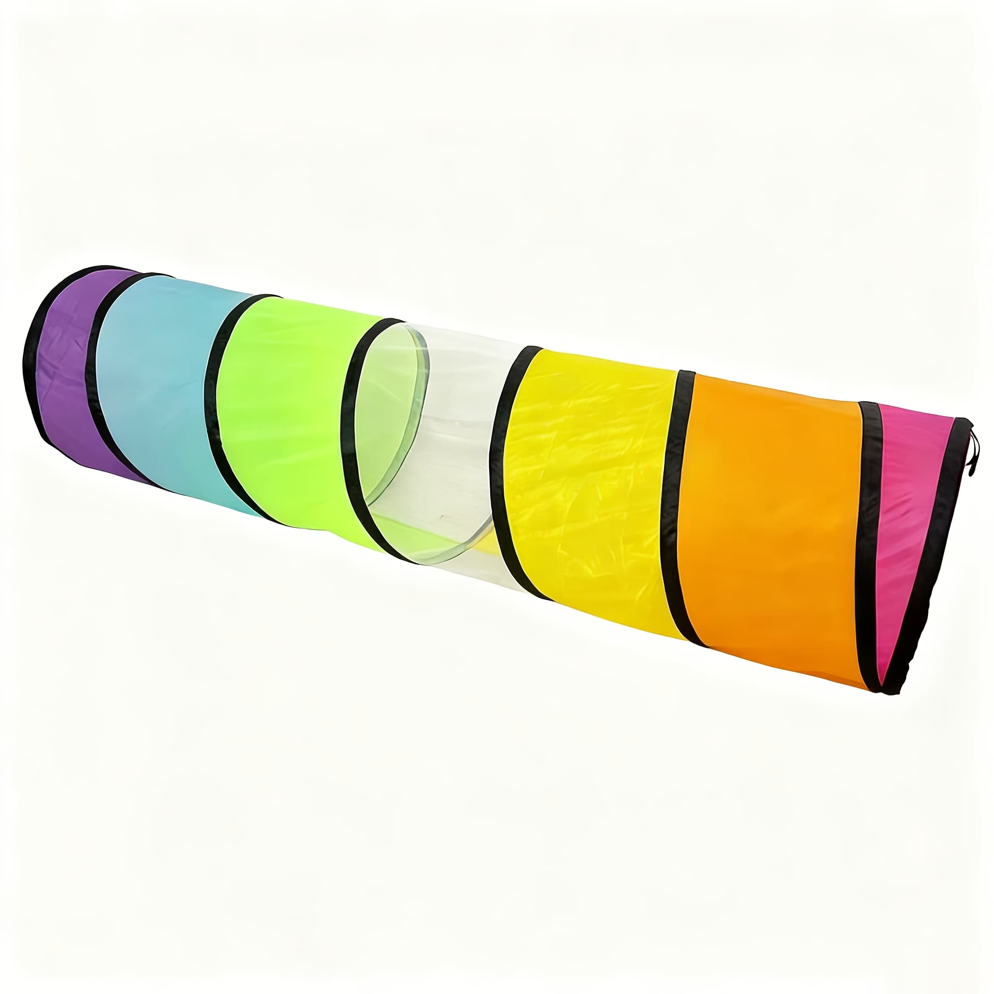 TEMU A Colorful See-through Play Tunnel, A Secure Toy For Children Of All Ages, Perfect For Indoor And Outdoor Play, Ideal As A