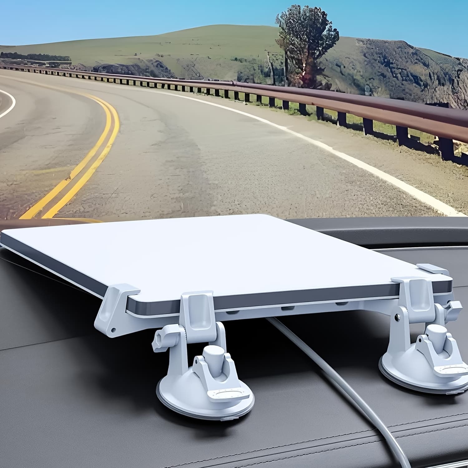 TEMU Starlink Mini Car Mount For Dashboard, Starlink Mini For Dash Mount Suction Cup For Dashboard, Ensures Stable Satellite Signal, Starlink Car Holder Bracket For Most Vehicles