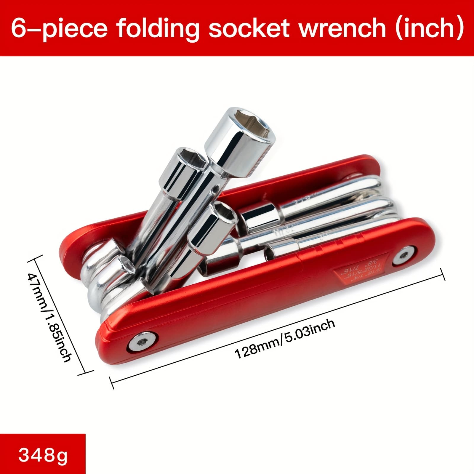 TEMU 6pcs Compact And Convenient Hexagon Socket Wrench, Portable Toolkit, , Precision Tools, Professional Technicians