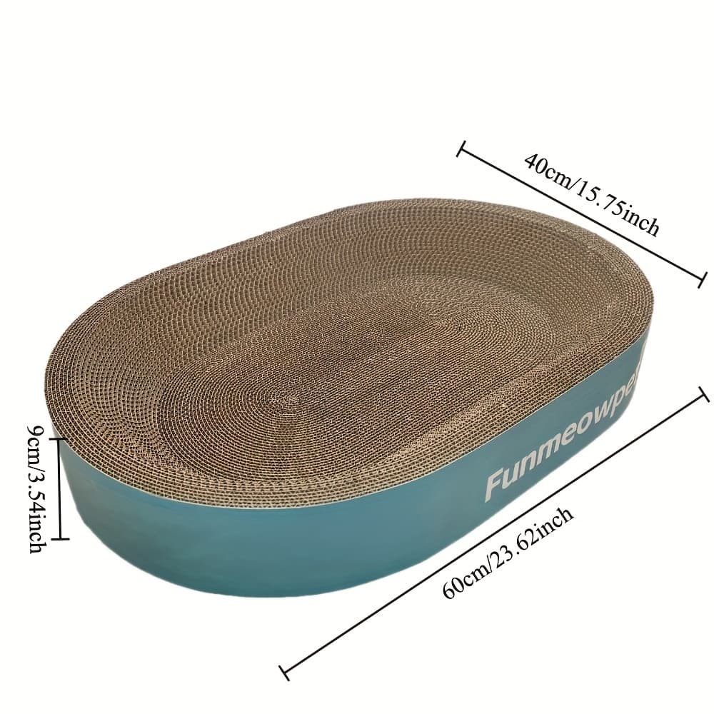 TEMU Extra Large Thickened And Elevated Cat Scratching Bowl, Wear- And Scratch-proof With No Shedding, Perfect