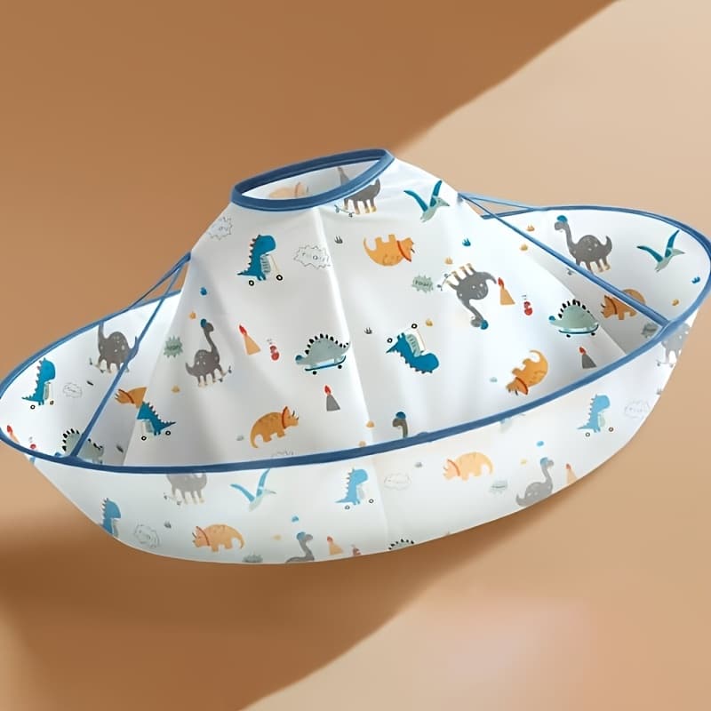 TEMU Cute Cartoon Printed Hairdressing Cape, Salon Hair Cutting Shawl, Professional Foldable Hairdresser Cloak, Portable Hair Cutting Tool, Suitable For Salon And Home Use