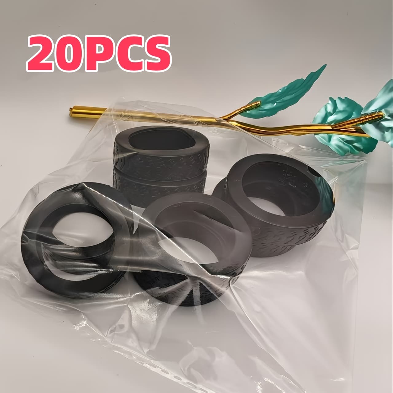 TEMU 20pcs Luggage Wheel Covers, Noise Reduction & Shock Absorption Suitcase Caster Protectors, Durable Travel Accessories For Office Chairs & , Luggage For Travel