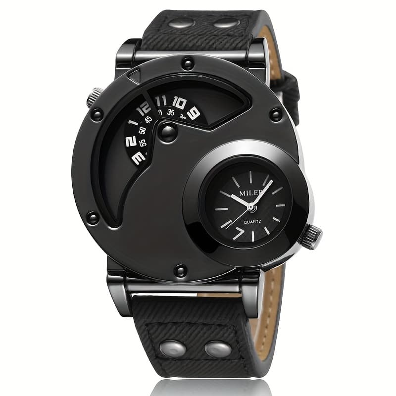TEMU Men's Multi-dial Sports Watch, Outdoor Quartz Watch, Large Size Men's Creative Watch