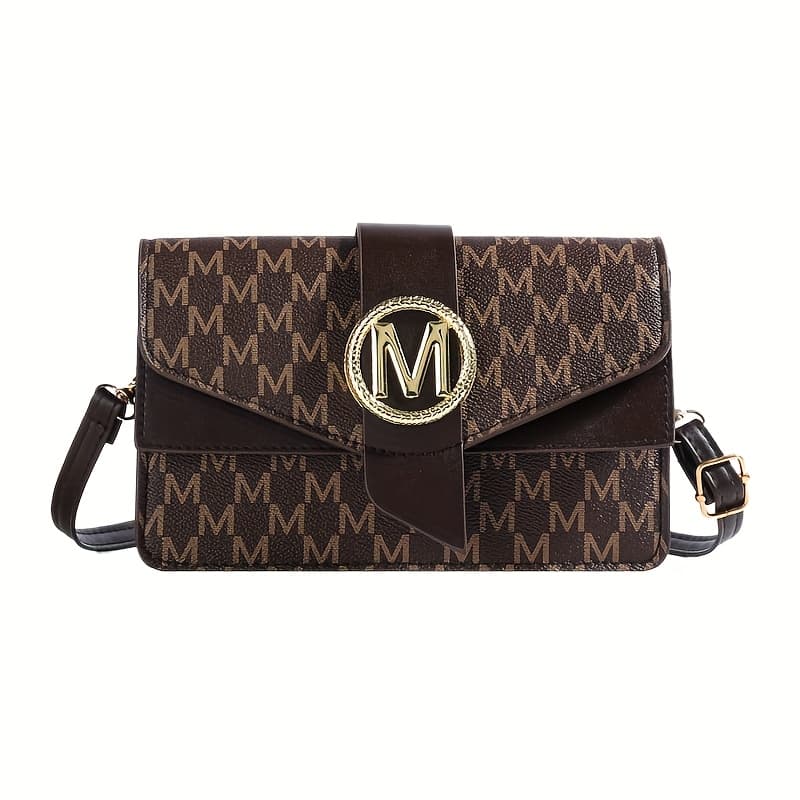 TEMU Women's Fashion Backpack, Small Square Bag, Fashion Print, Elegant And Practical, Lightweight Retro Multi-functional Crossbody Bag