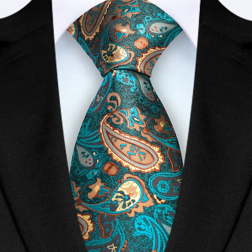 TEMU 's 8 Cm Paisley Tie, High-quality, Classic And Stylish For Weddings, Parties, , And Business Events