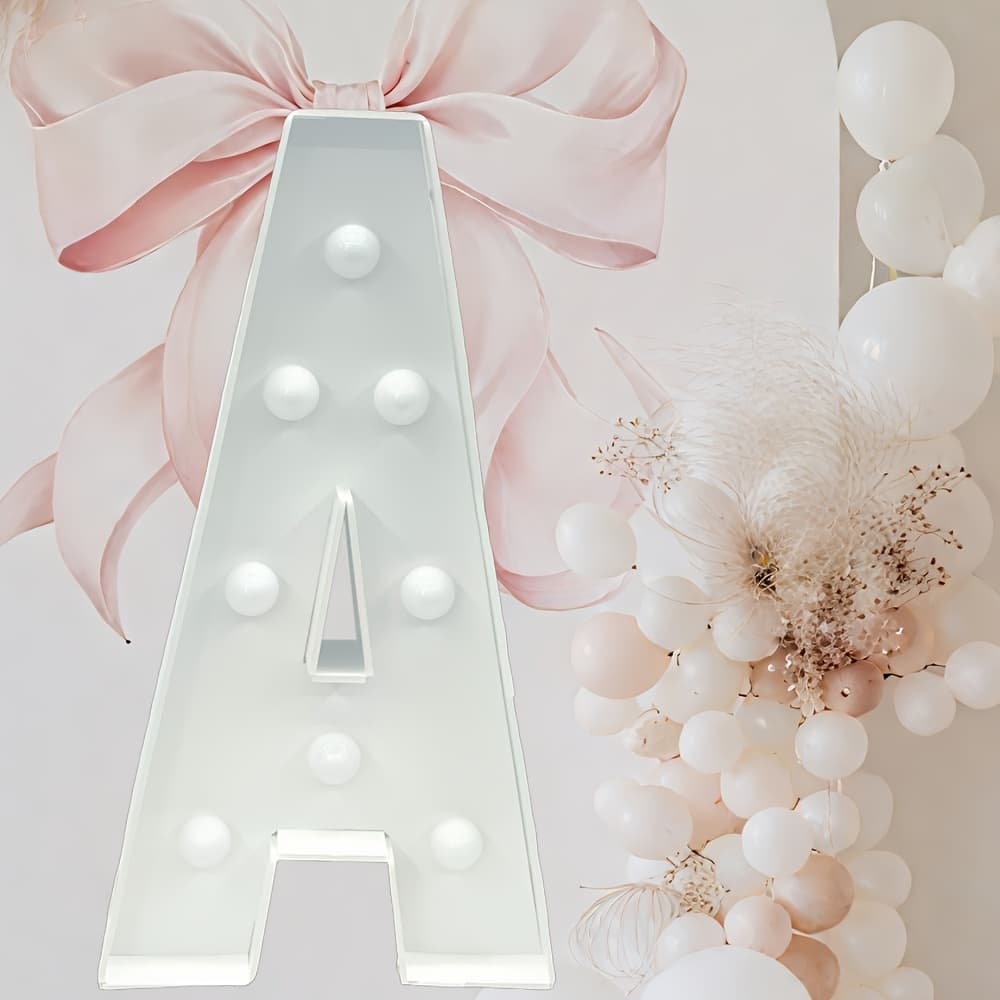 TEMU Warm White Lighted Letter Boards, 3ft Gbc/marry Me//love/hbd For Birthdays, Anniversaries & More Kt Board Marquee Letters Light
