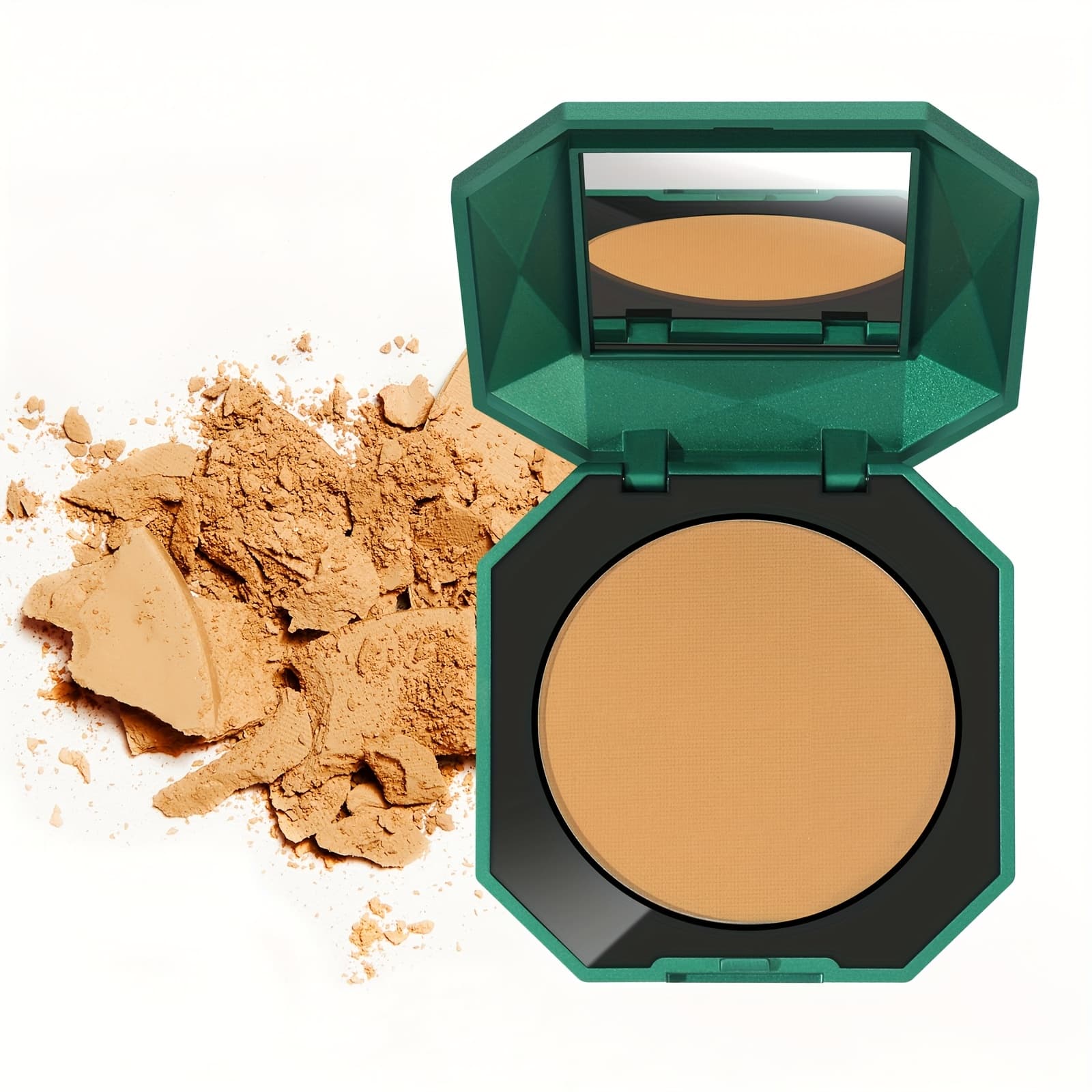 TEMU Oil Control Matte Perfection Face Pressed Powder, Matte Smooth Flawless Setting Powder Makeup, Polvo Compacto De Maquillaje, Waterproof Long Lasting, 10g/0.