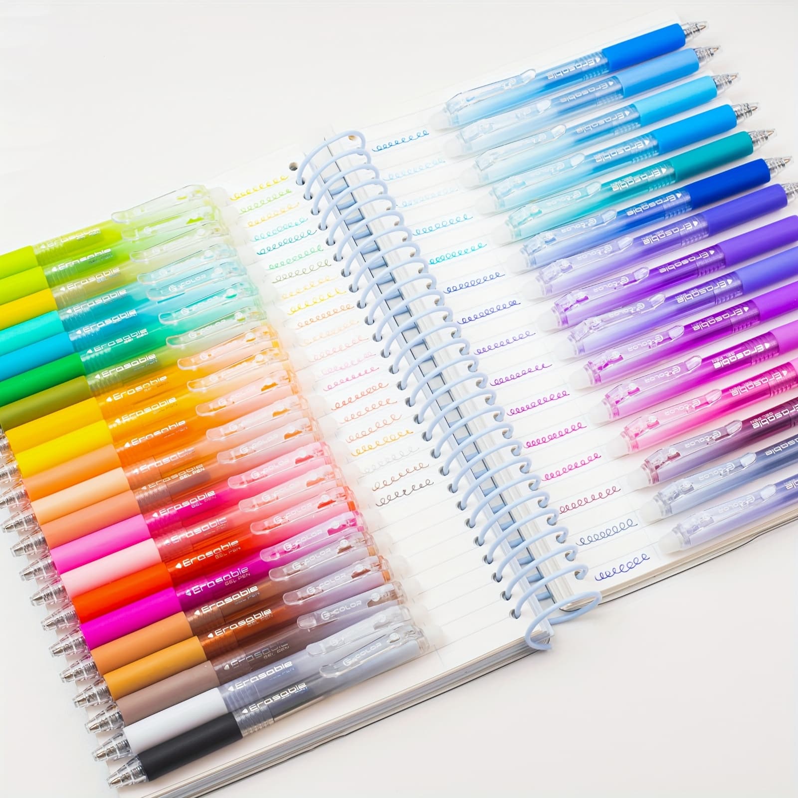 TEMU 36pcs Erasable Gel Pens, Retractable Medium Point Clicker Pens In 36 Assorted Colors, 0.7mm, Smooth Writing, Teachers And Artists, Drawing Writing Planner And Puzzles, Magical Pen, Gift