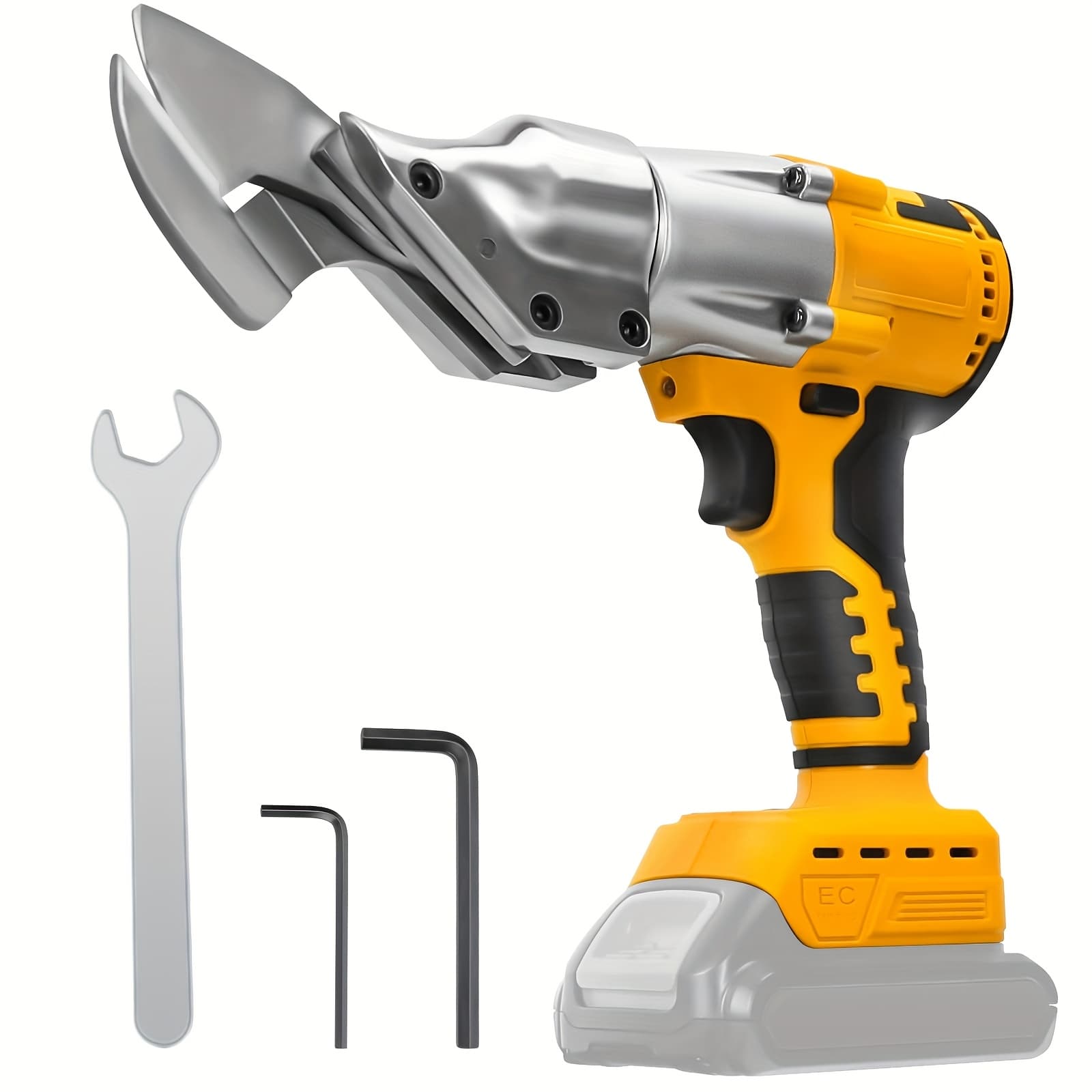 TEMU Metal Shear For 20v , Brushless Electric Metal Scissors For Cutting Stainless Sheet, Iron, Carpet, Leather, Cardboard (no Battery)