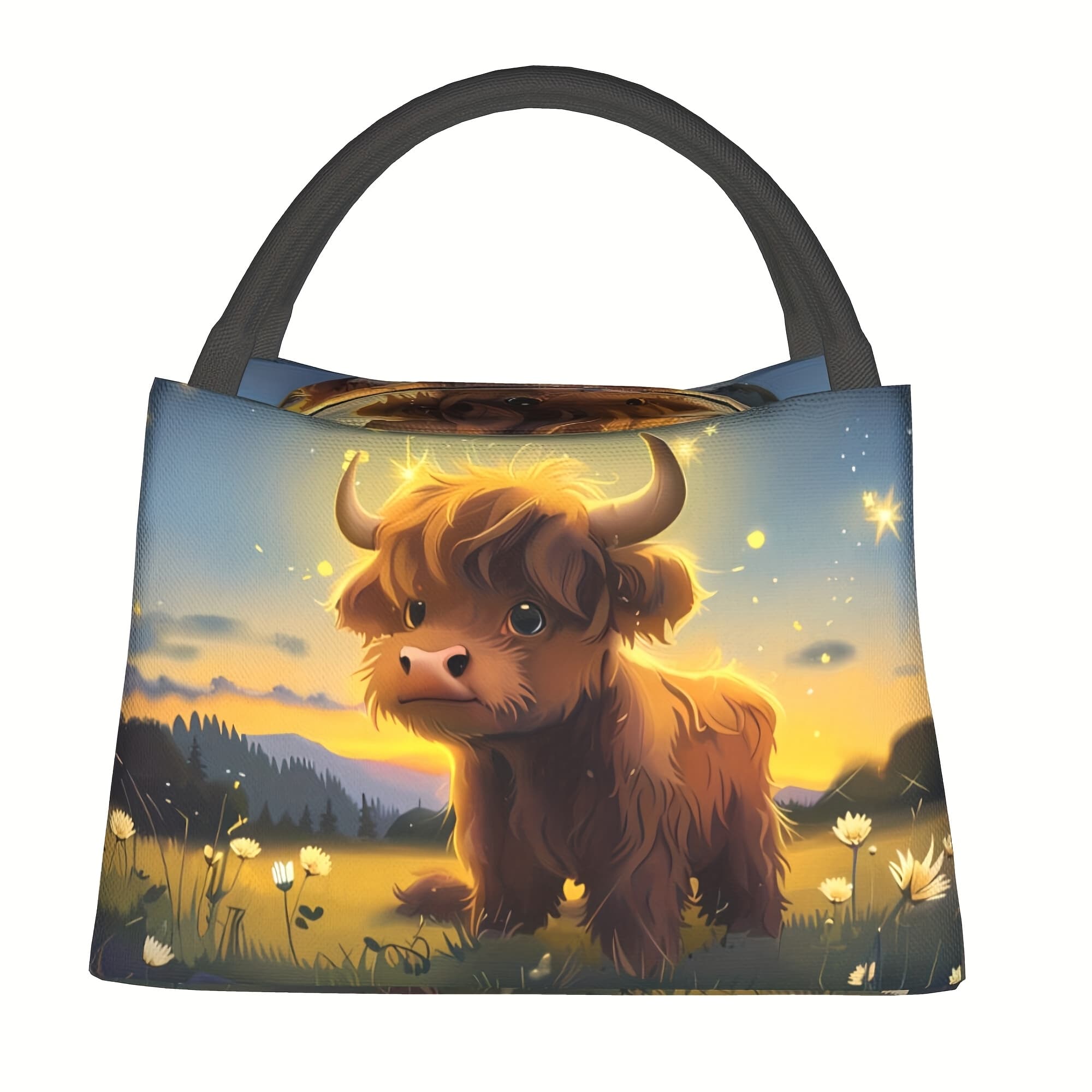 TEMU 1pc Pattern, Portable Reusable Refrigerated Bag, Insulated Lunch Bag, Suitable For Home, Restaurant, Office, Outdoor Use. Suitable Birthday And Holiday Gifts For , Teenagers, .