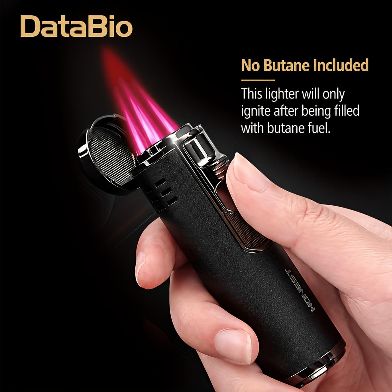 TEMU (fuel Not Included) 4 Torch Jet Lighters, Metal Windproof Lighter, High-end Boutique Multifunctional Lighter With Tool, The For Camping Gear And Equipment, Barbecue, Kitchen, And Gifts To Men