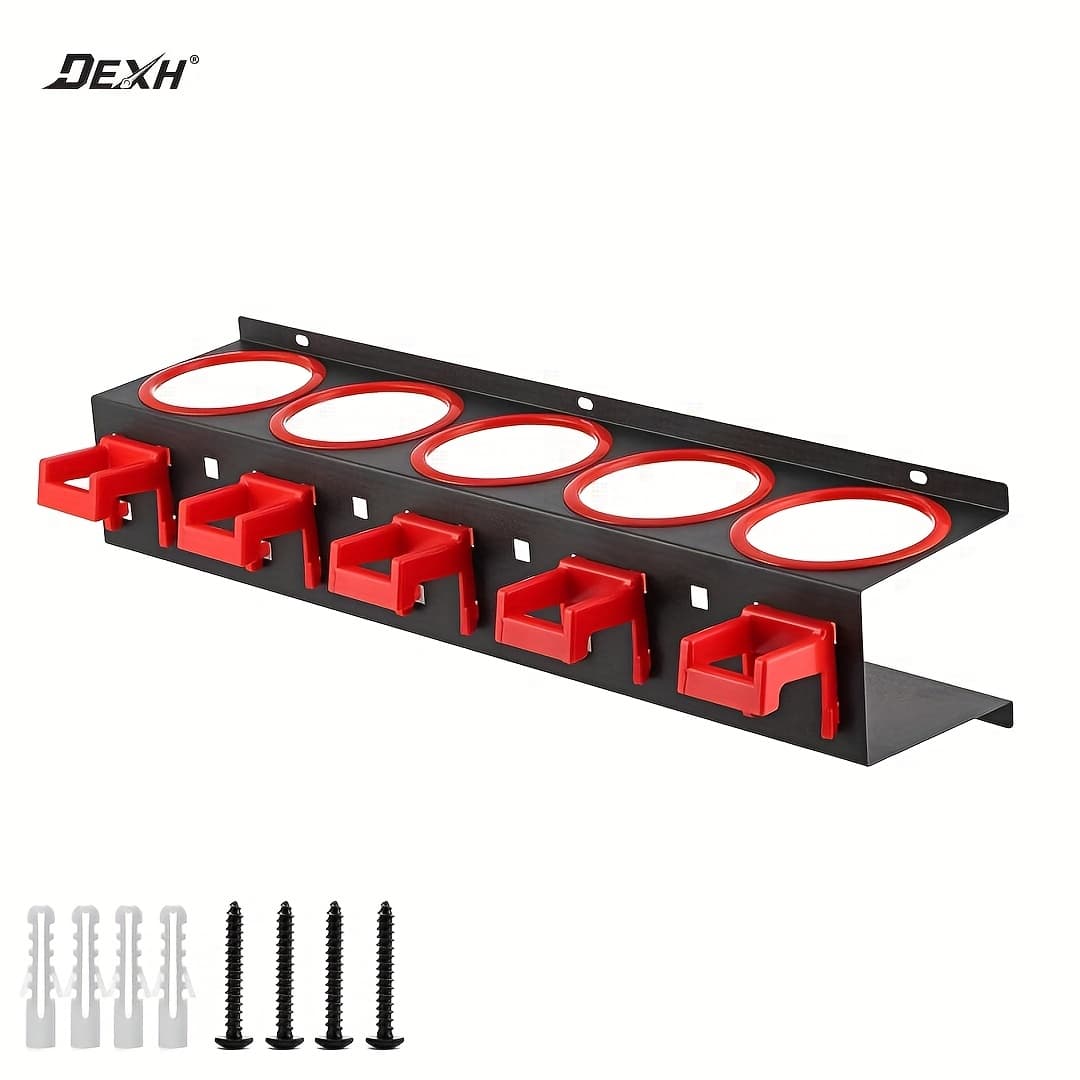 TEMU A Wall-mounted Organizer For Tools, Featuring A Rack For Spray Bottles, Designed For And Storage