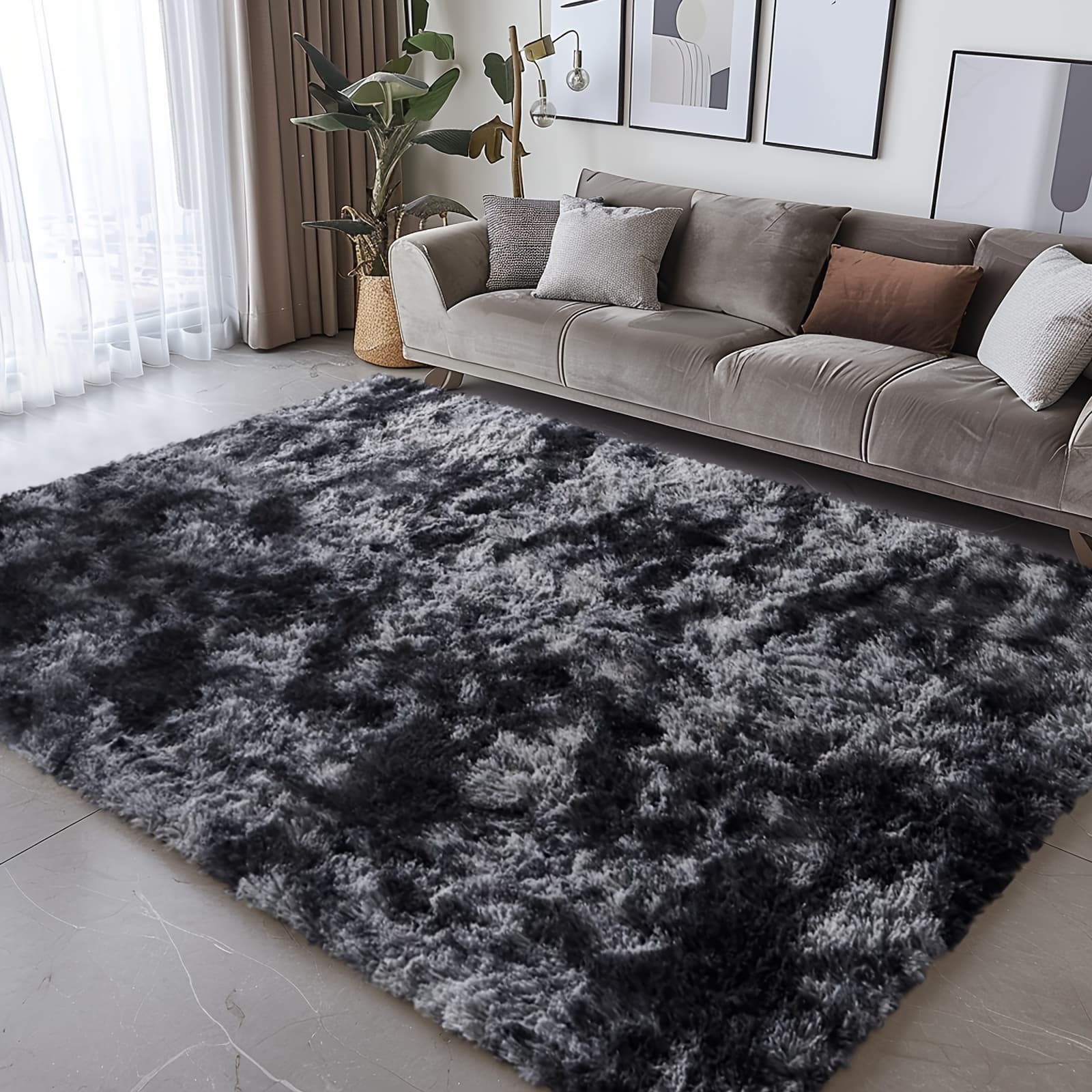 TEMU Rugs For Living Room, Super Soft Fluffy Shaggy Area Rugs For Bedroom, , Plush Indoor Carpet For Kitchen, Faux Rug For Room, Home Decor, Housewarming Gift, Door Mat