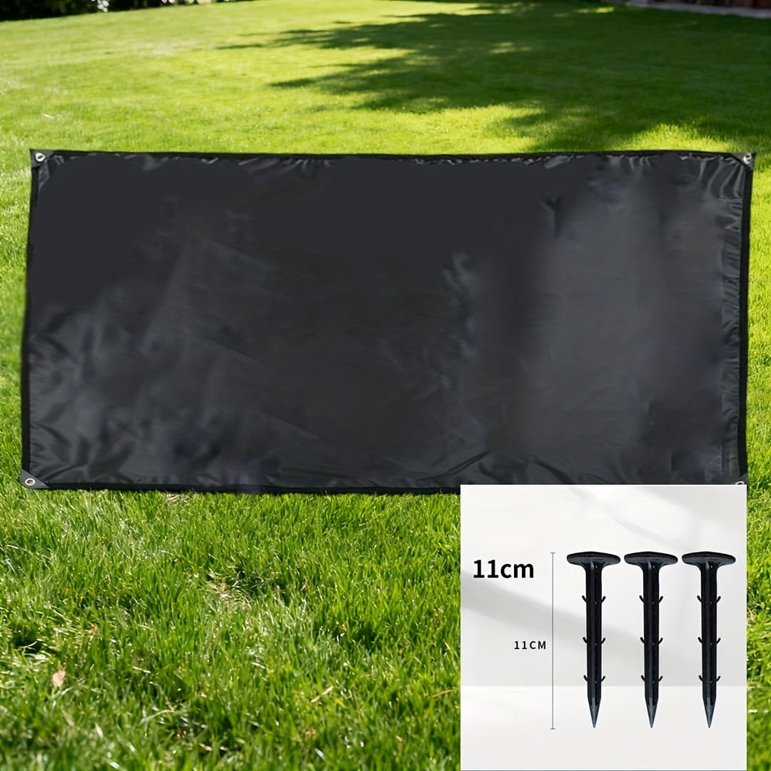 TEMU Oversized Outdoor Barbecue Grill Mat, Featuring Waterproof And Oil-resistant On , Though Not Fireproof. Ideal For Use With Outdoor Grills, Patios, Lawns, And More, Offering Versatile Applications