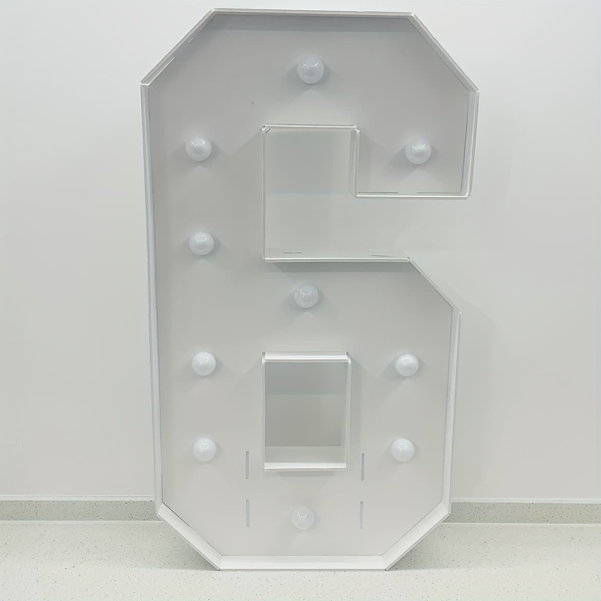 TEMU 36inch Large 3d Digital Numbers 0-9 Kt Board Frame, Cool White Lights, Ideal For Birthdays, Anniversaries & Milestone Parties, Combinations (10, 18, 21, 2026 Etc.)