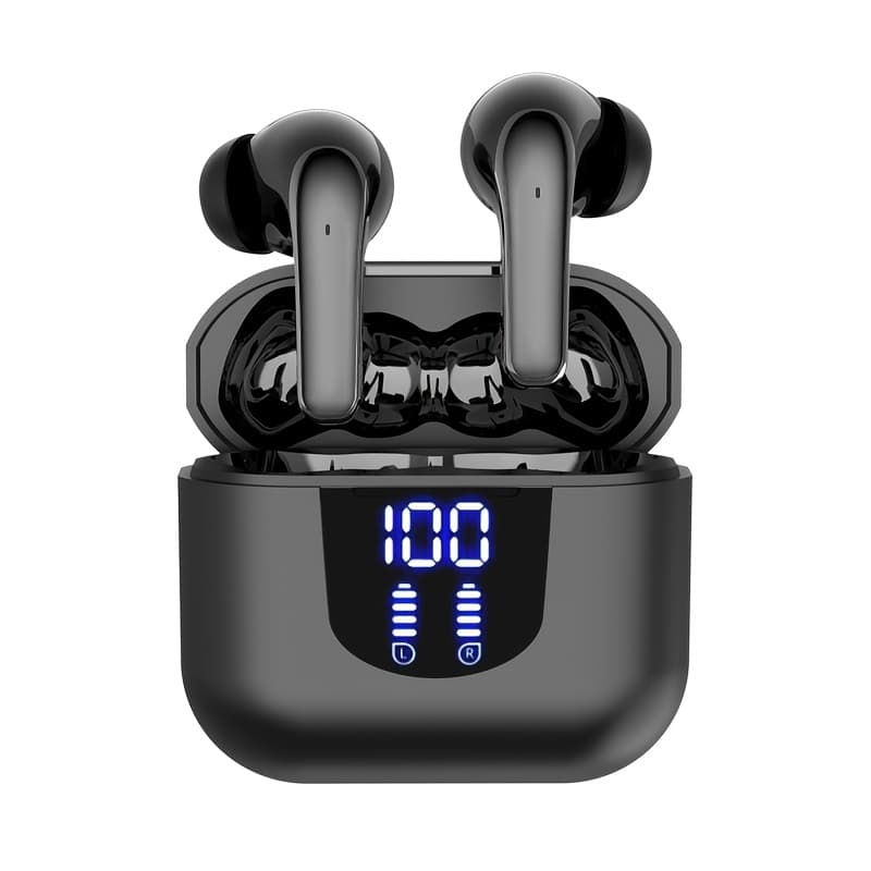 TEMU Wireless Earbuds, 2026 Wireless Headphones Hifi Stereo Earphones Noise Canceling Mic, 42hs Playtime In Ear Earbud, Sport Earphones With Display For Ios