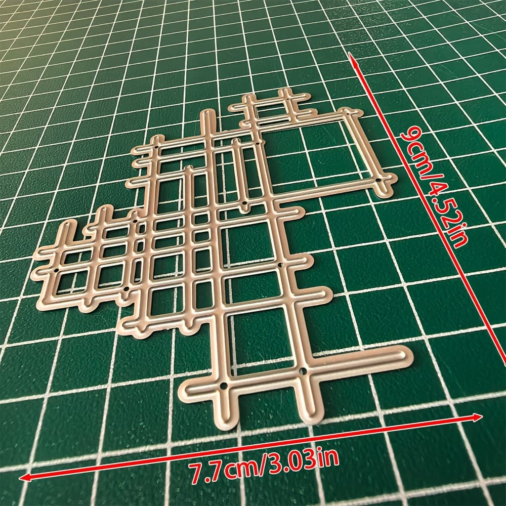TEMU 1pc Metal Cutting Die, Diy Decoration Embossing Die Cut, Greeting Card Making Template, Suitable For Album Card Making, Handmade Card Tools.