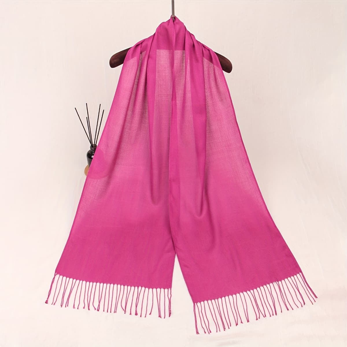 TEMU Winter Scarf For Women Men Cold Weather - Soft Warm Shawls Scarves With Tassels