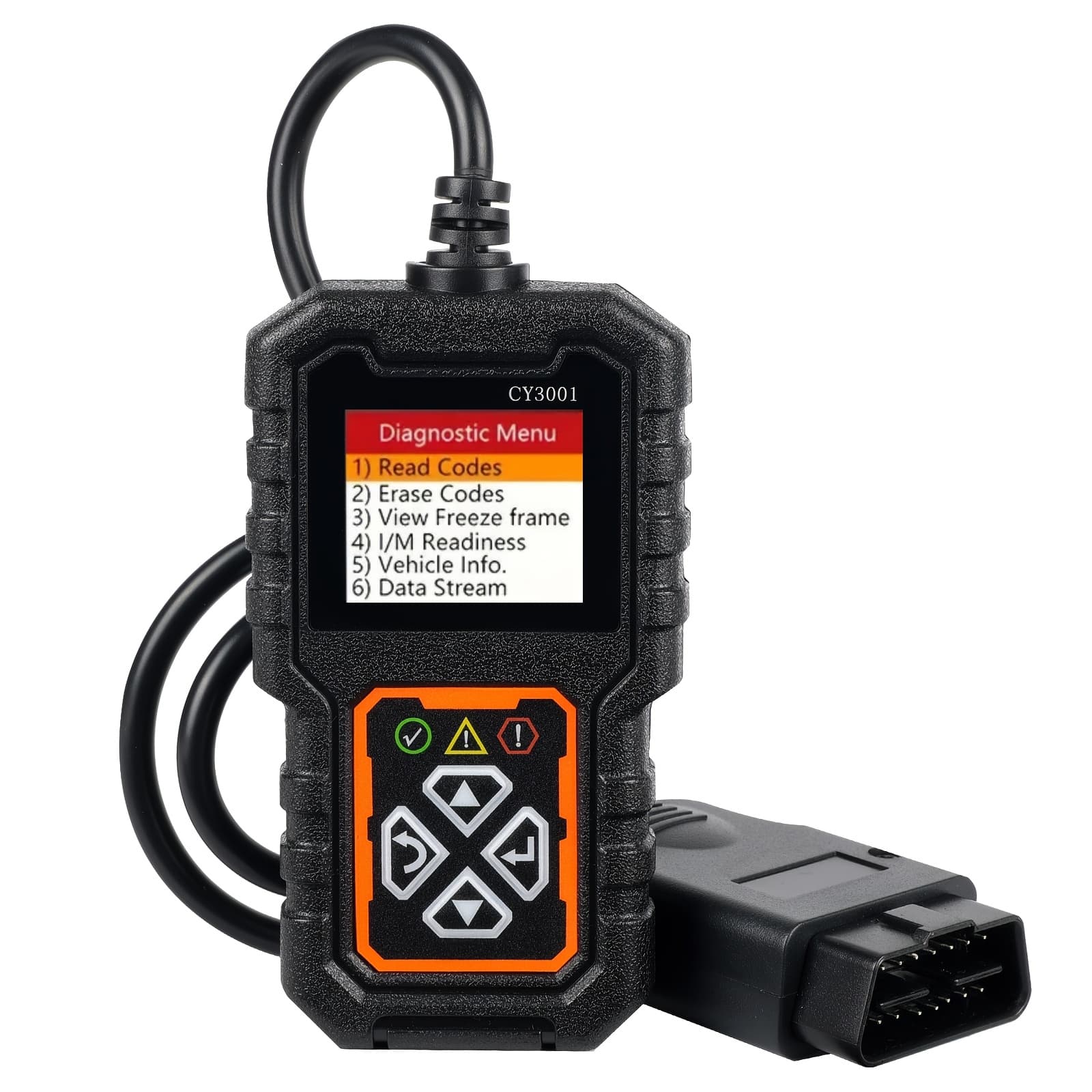 TEMU The Cy3001 Car Scanner Is Tool For Reading Engine Fault Codes, Compatible With For All Obd Ii Vehicles Manufactured , Without Battery
