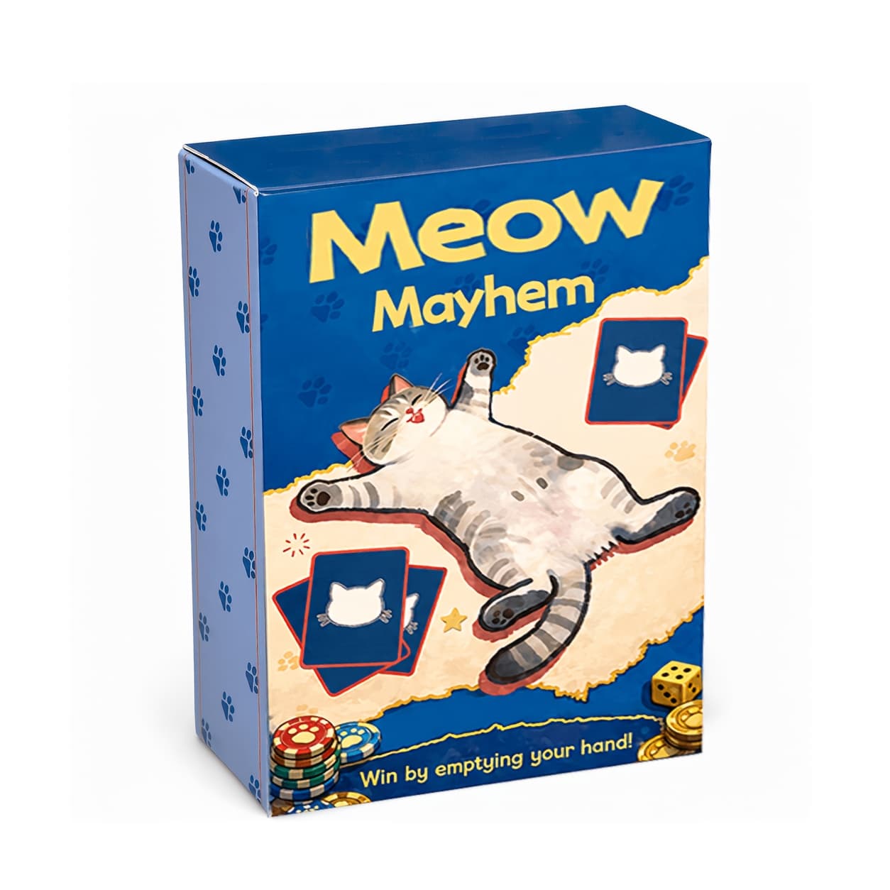 TEMU Mayhem Cat Card Game, Light Strategy Tabletop Game With Month Sets, Matching, Skill Cards And Hand Emptying Play For 2-6 Players, 20-30 Min,