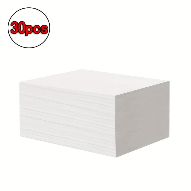 TEMU 30pcs Aquarium Fish Tank Color Absorbing Sheets, Material For Removing Yellow And Green Water Stains, Aquarium Filter Cloth, Fish Waste Remover, Water Purification Paper