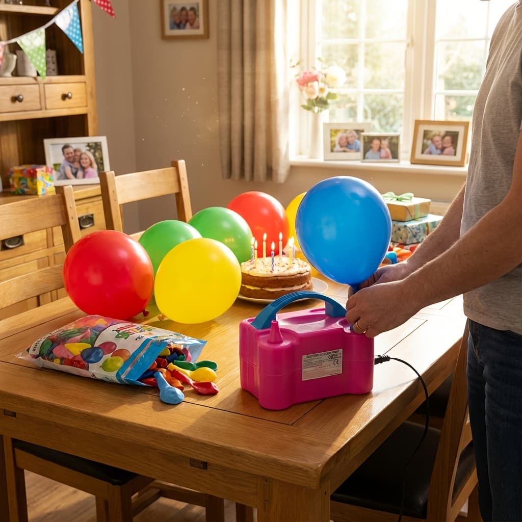 TEMU Electric Balloon Pump, Without Battery