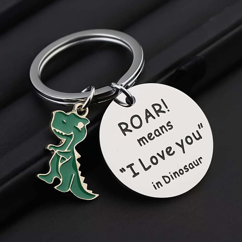 TEMU I You" Keychain - Zinc Alloy, - ' For 's Day & Birthdays