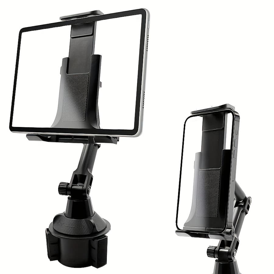 TEMU Heavy Duty Car Cup Holder - Adjustable Tablet Phone Mount For 4-13 Inch Tablets, Mini/air/pro, , And All Cellphones