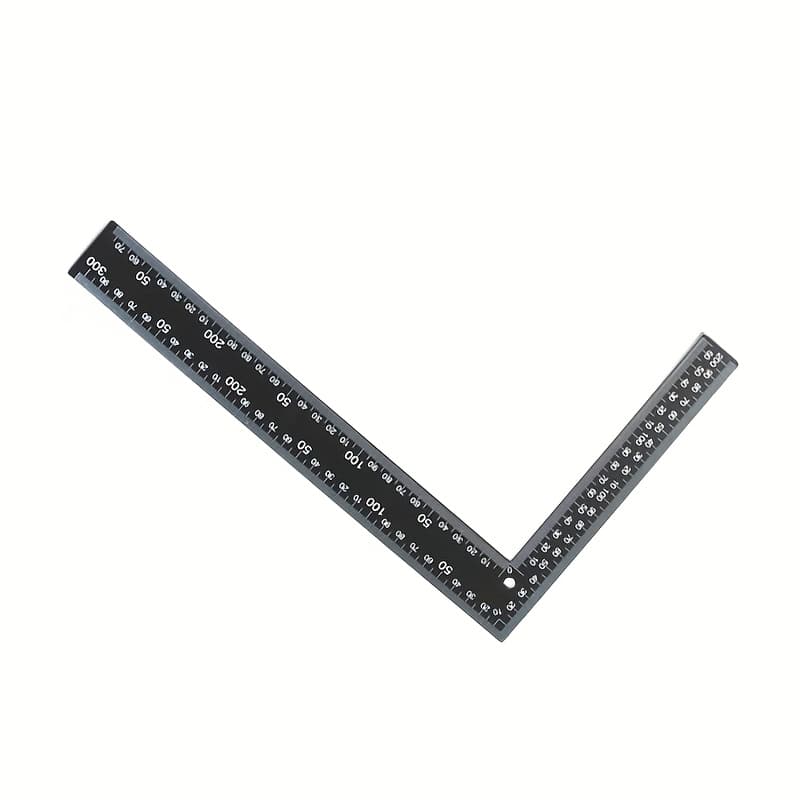 TEMU Carpenter Square, Framing Square, 8 Inch X 12 Inch, Carpenters Square, Right Angle Ruler, Framing Tools, L Shape Ruler, Metal Square,