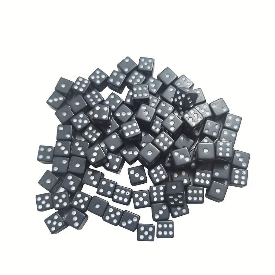 TEMU 100pcs 8mm Mini Dice Point Dice Points Game Party Board Game Additions Props