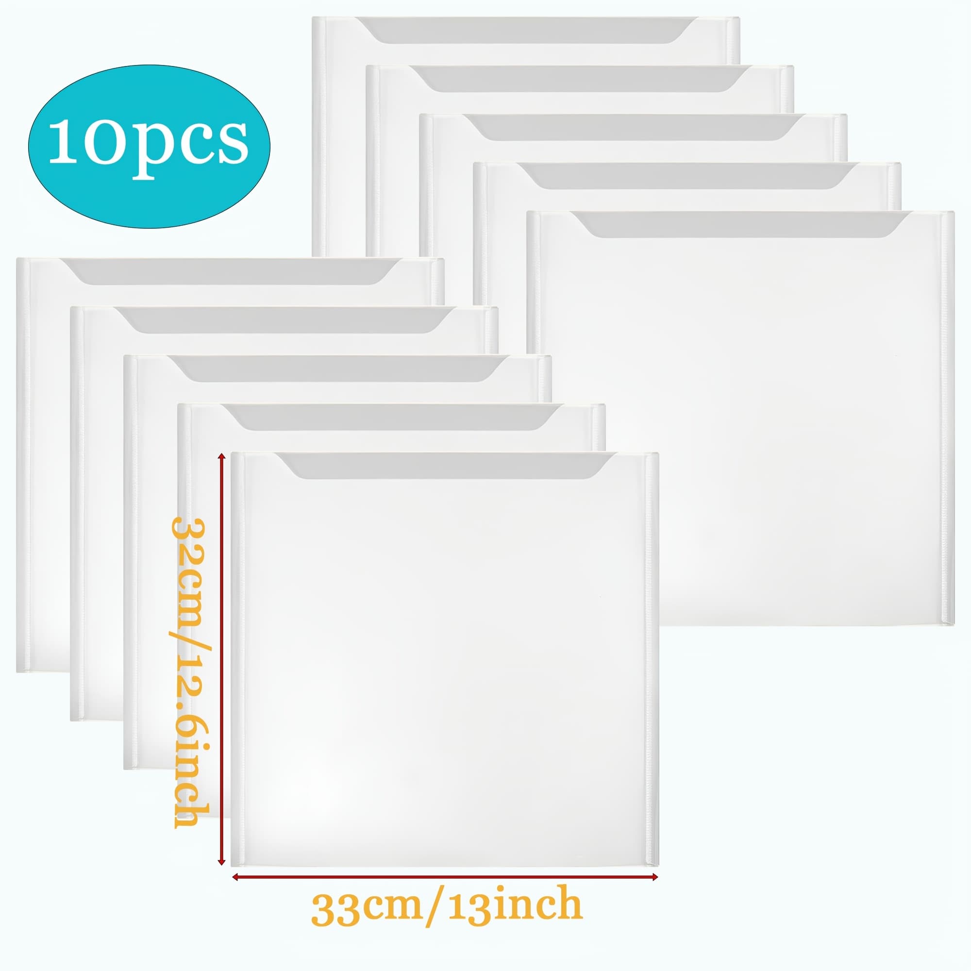 TEMU 10pcs 12 X 12 Inch Paper Storage Organizer For Scrapbooking, Cardstock, Vinyl Paper